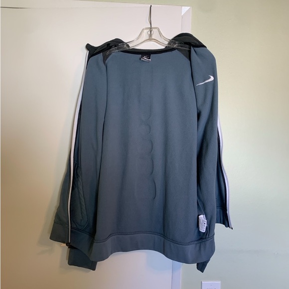 Nike Mens Therma-Fit Blue & Gray Full-Zip Long Sleeve Elite Hoodie. Size XL - Picture 12 of 12